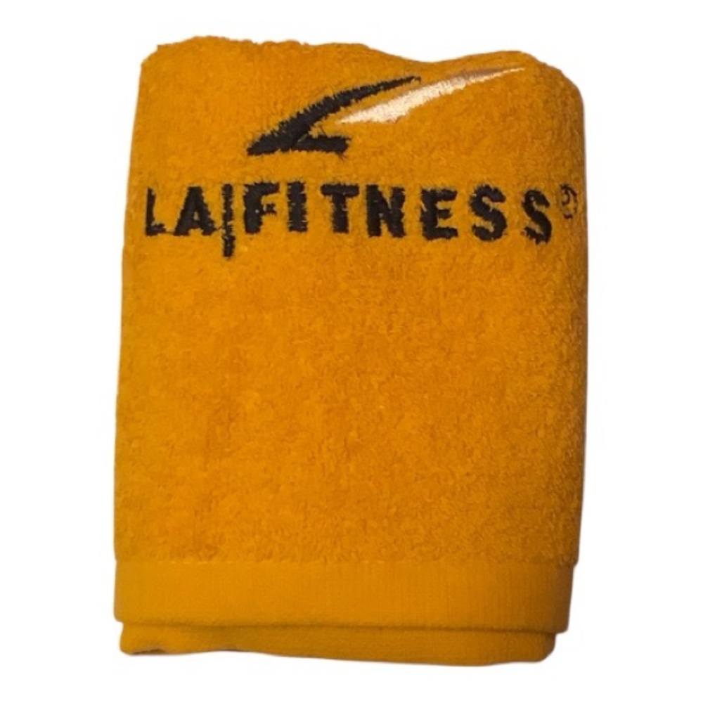 LA FITNESS New Yellow Gym Towel